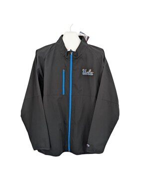 Champion UCLA Bruins Windbreaker Jacket Zip Up Athletic Sport Streetwear Large